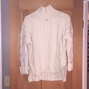 Everlane fishermen turtleneck sweater